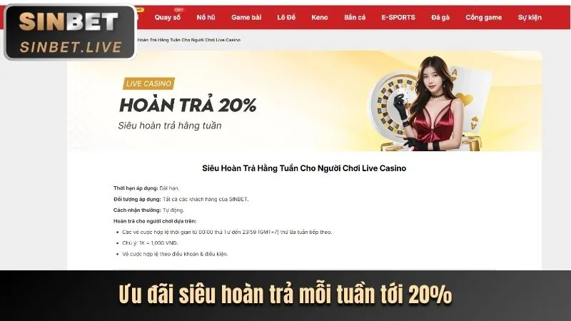 Ưu Đãi Đặc Biệt Cho Từng Sảnh Game Onbet66